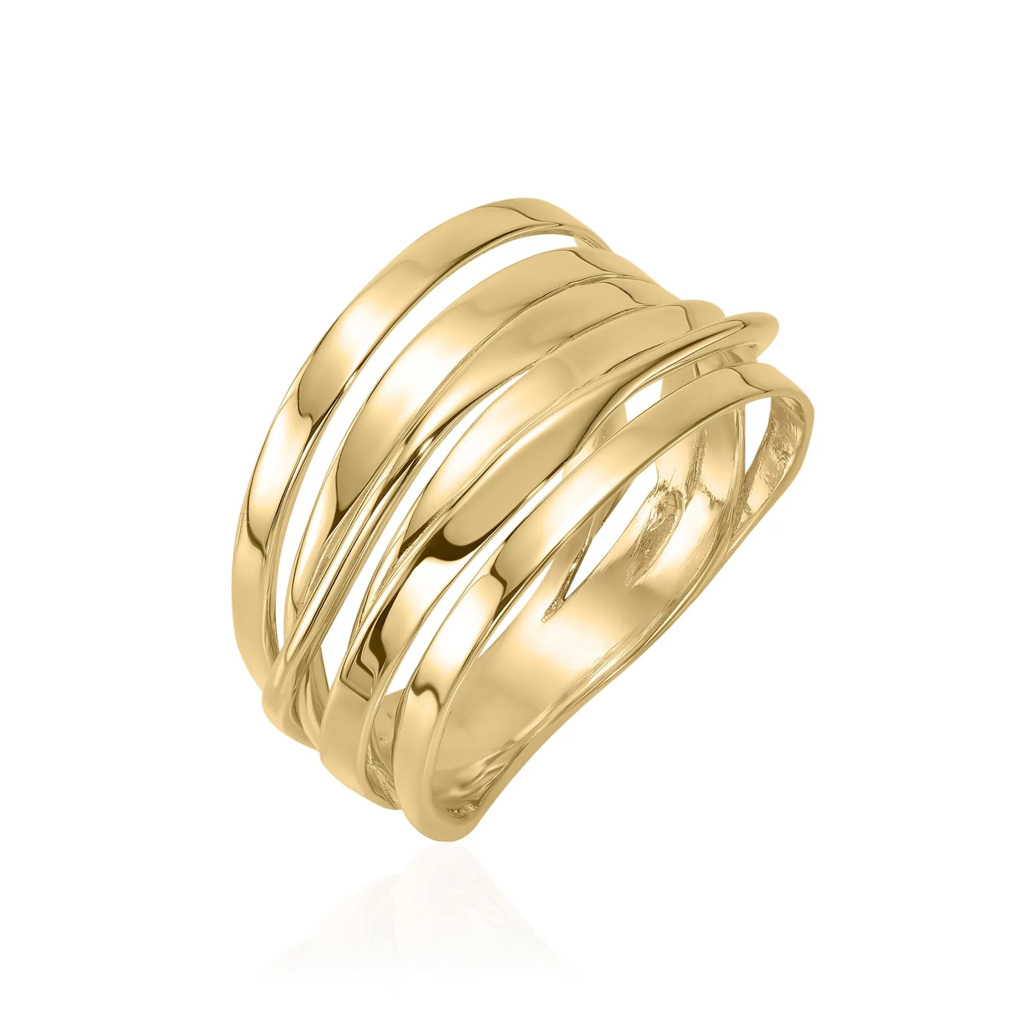 14K Gold Wrap Ring