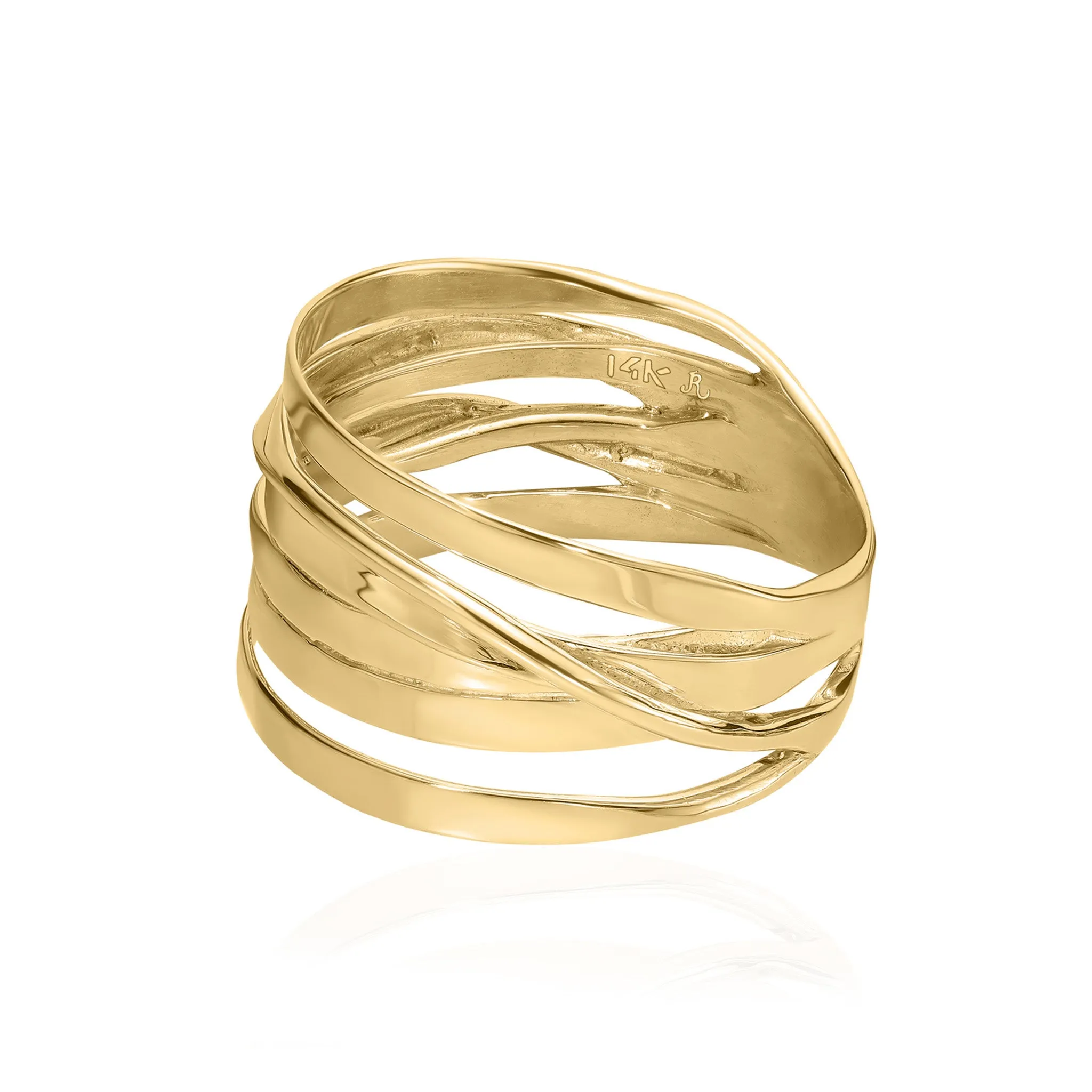 14K Gold Wrap Ring