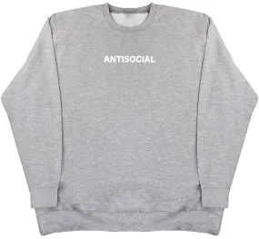 Antisocial - Kids Oversized Comfy Sweater
