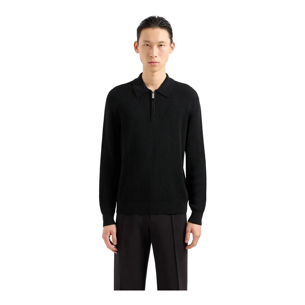 Armani Exchange Polo Collar Pullover