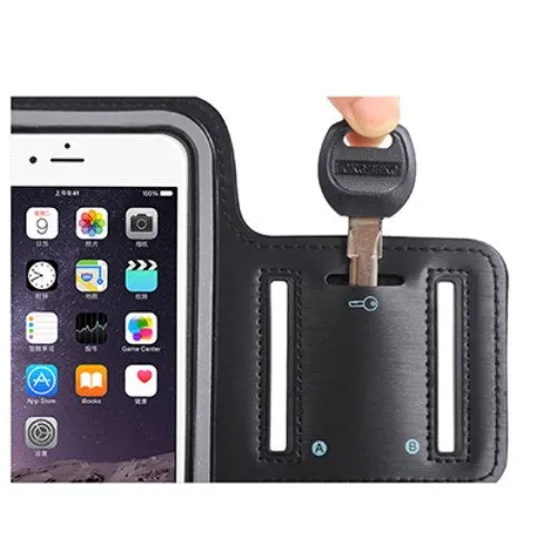 Armband Professional Cover Neoprene Waterproof Wraparound Sport with Buckle for Sharp Aquos Zero2 (2019) - Black