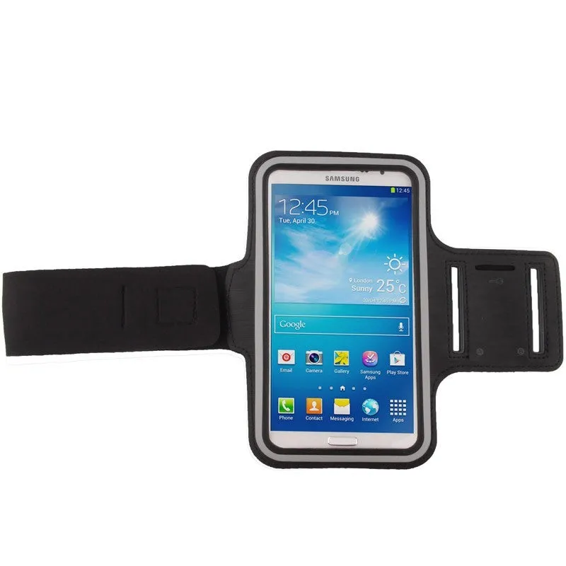 Armband Professional Cover Neoprene Waterproof Wraparound Sport with Buckle for Sharp Aquos Zero2 (2019) - Black