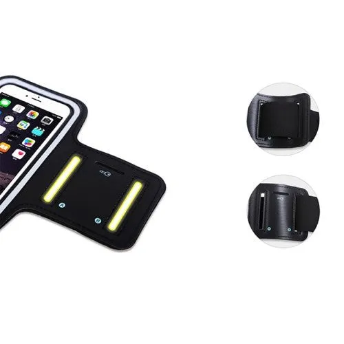 Armband Professional Cover Neoprene Waterproof Wraparound Sport with Buckle for Sharp Aquos Zero2 (2019) - Black
