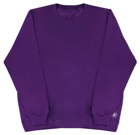 Blank 'No Mood' - Purple Kids Oversized Comfy Sweater