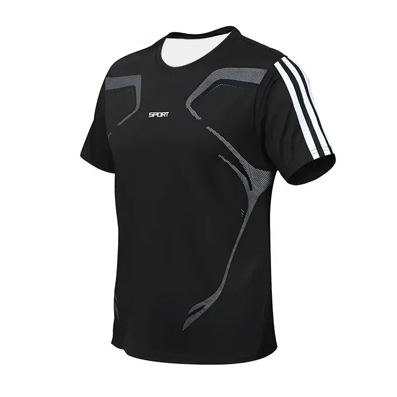 Breathable T-Shirt Sports Gym Sportswear Oversized Summer Casual Comfortable Tight-Fitting T-Shirt