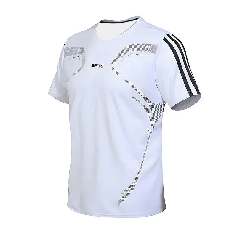 Breathable T-Shirt Sports Gym Sportswear Oversized Summer Casual Comfortable Tight-Fitting T-Shirt