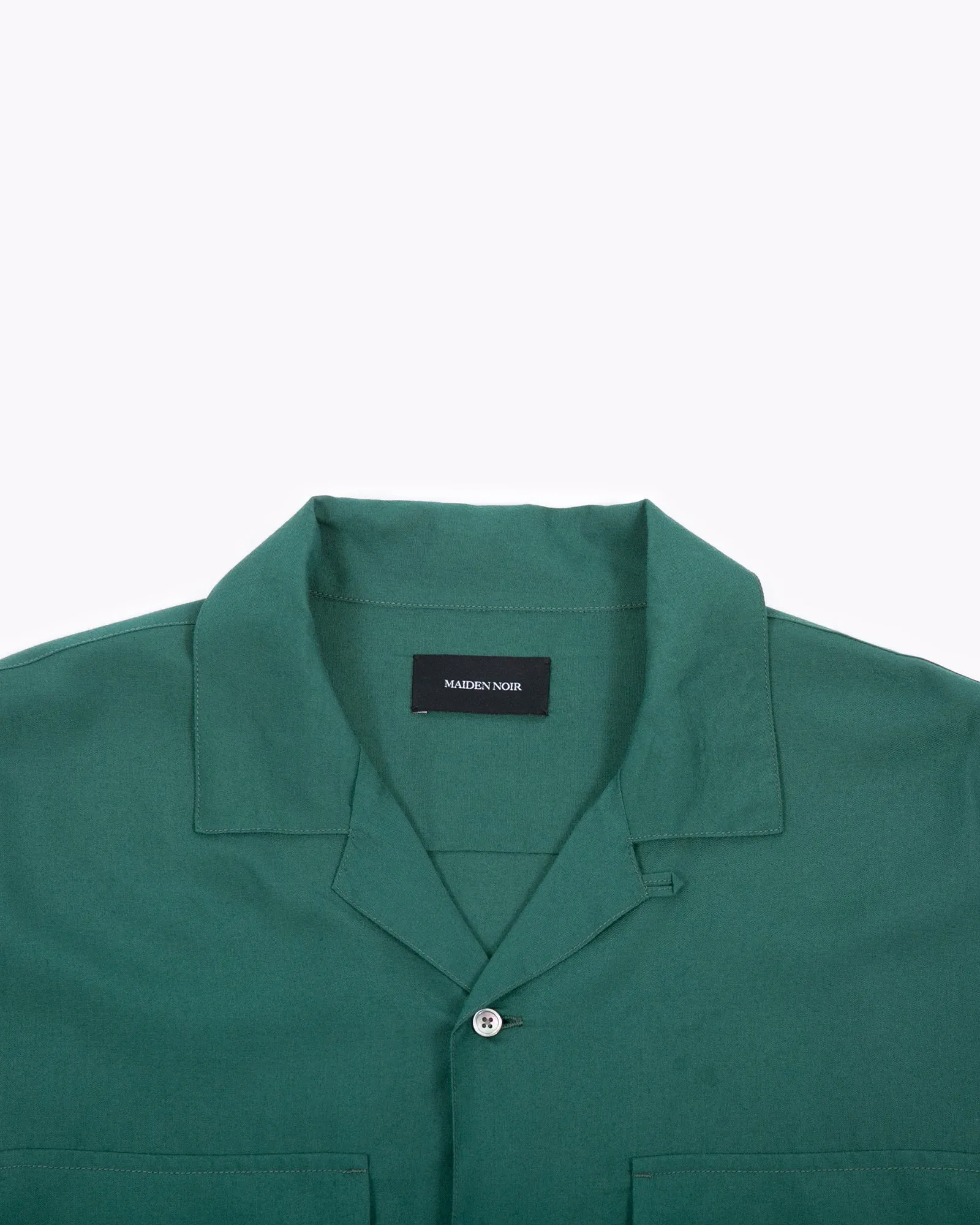 Camp Side LS Rayon Shirt - Evergreen