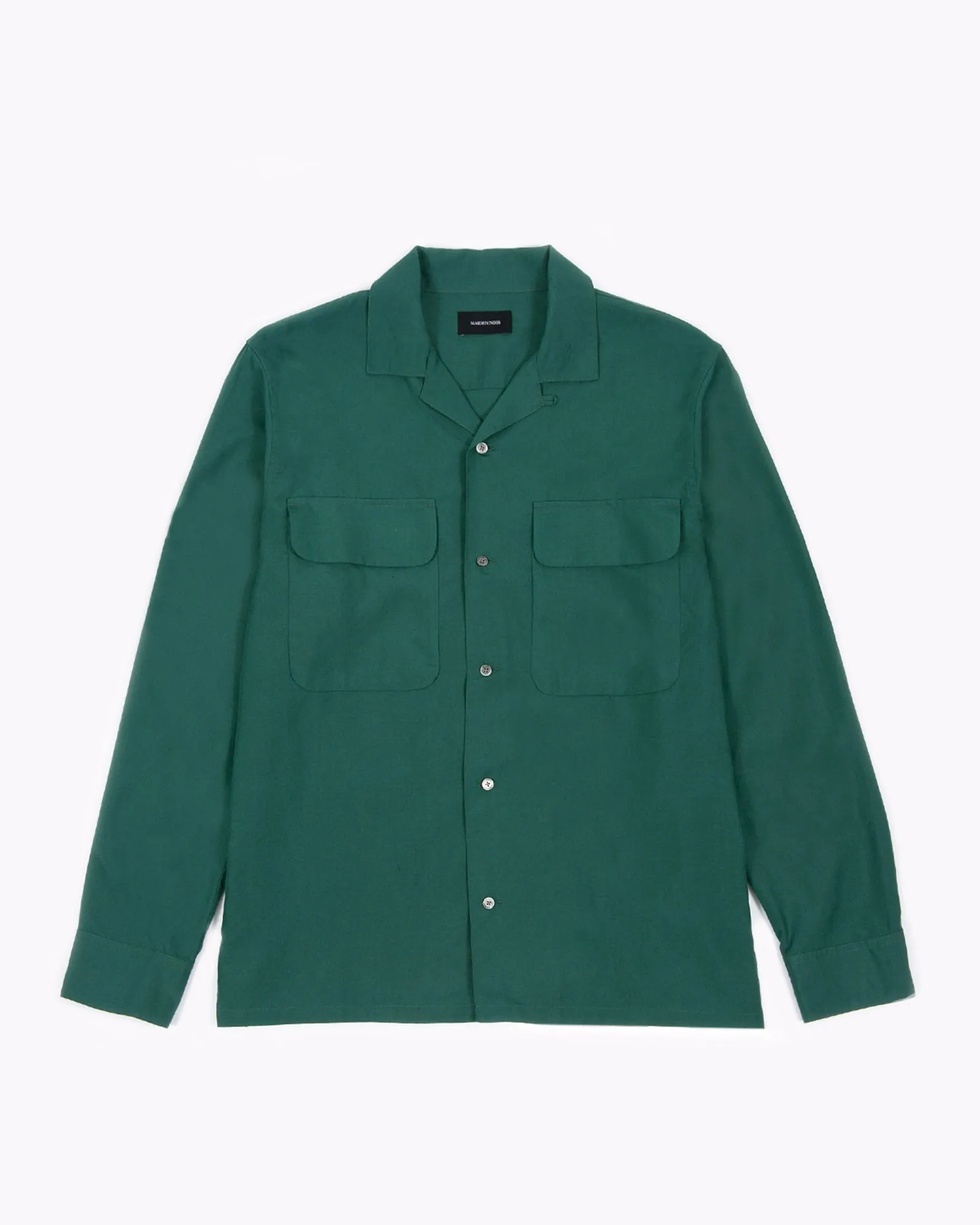 Camp Side LS Rayon Shirt - Evergreen