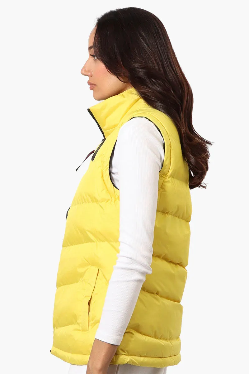 Canada Weather Gear Solid Bubble Vest - Yellow