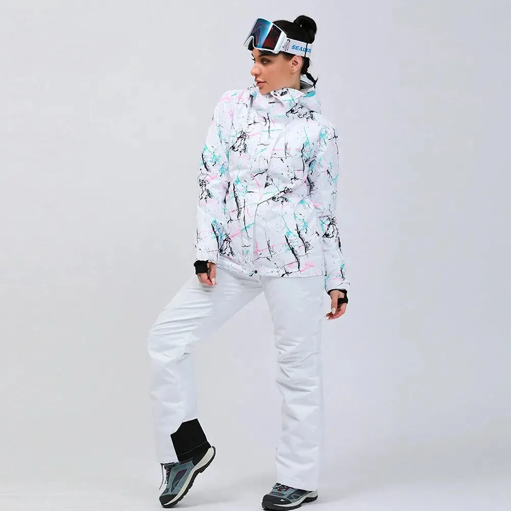 Comfortable Hooded Snow Coat Winter Waterproof Ski Tops