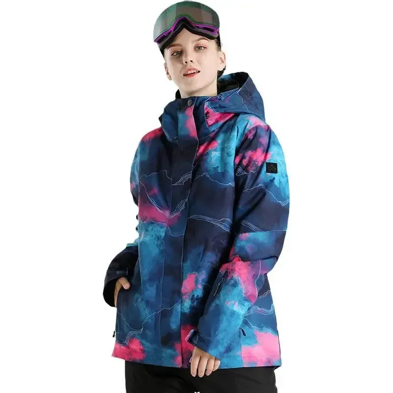 Comfortable Hooded Snow Coat Winter Waterproof Ski Tops