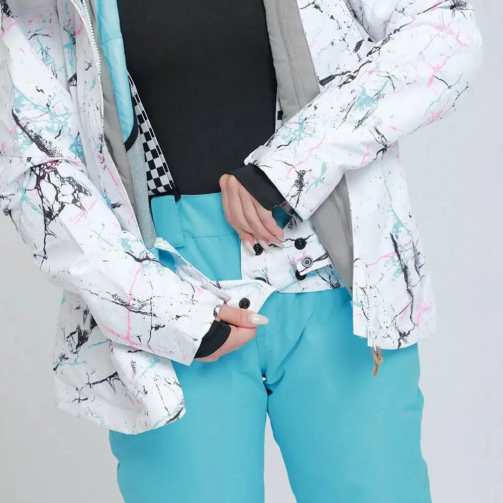 Comfortable Hooded Snow Coat Winter Waterproof Ski Tops