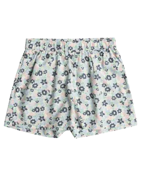 Girls Blue Ocean Floor Shorts in Bel Air & Ephemere