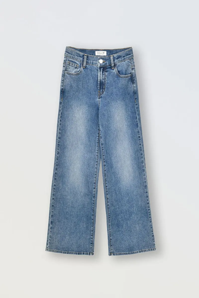 Girls Wide Leg Jeans