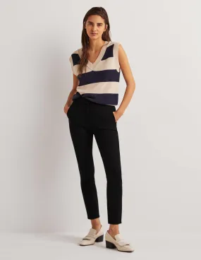Hampshire 7/8 Ponte Trousers-Black