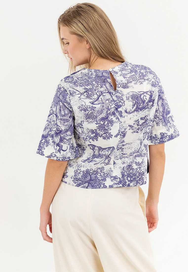 Kyra Short Sleeves Loose Top