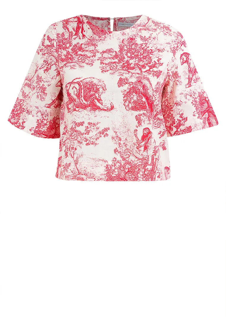 Kyra Short Sleeves Loose Top