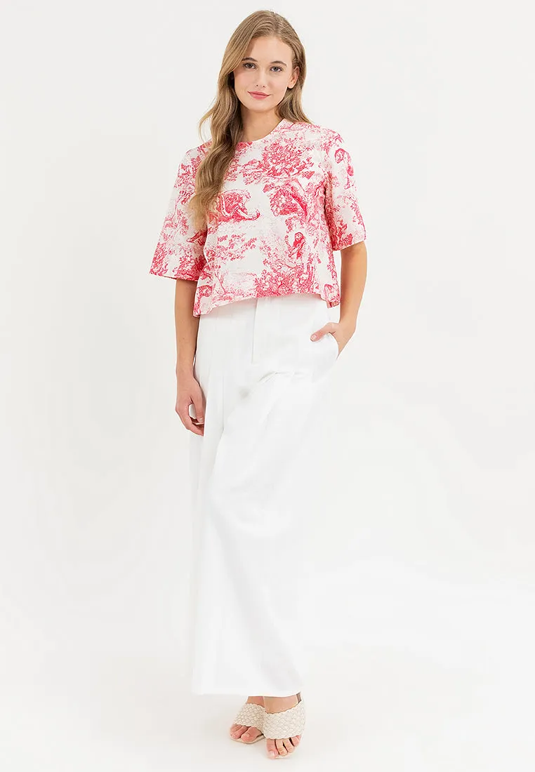Kyra Short Sleeves Loose Top