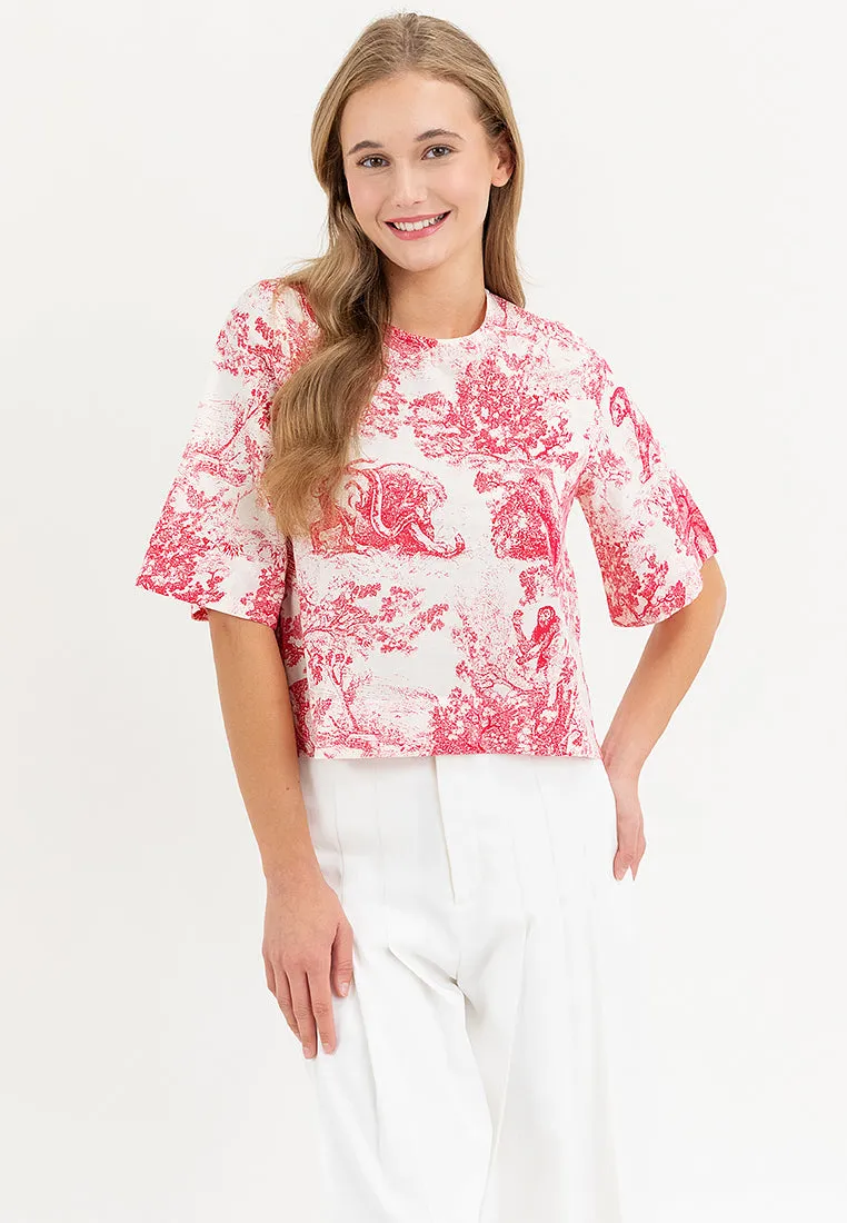 Kyra Short Sleeves Loose Top