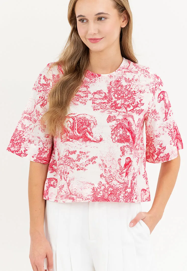 Kyra Short Sleeves Loose Top