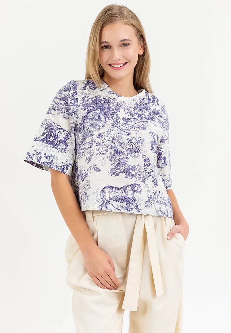 Kyra Short Sleeves Loose Top