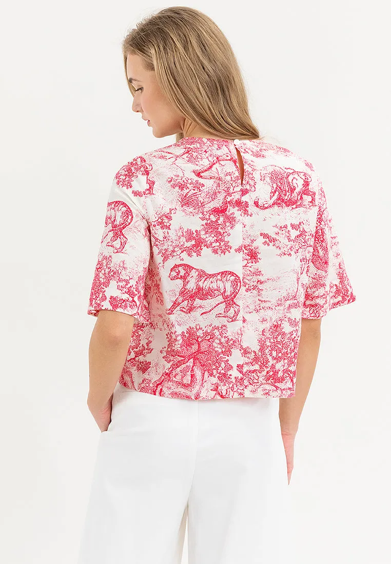 Kyra Short Sleeves Loose Top