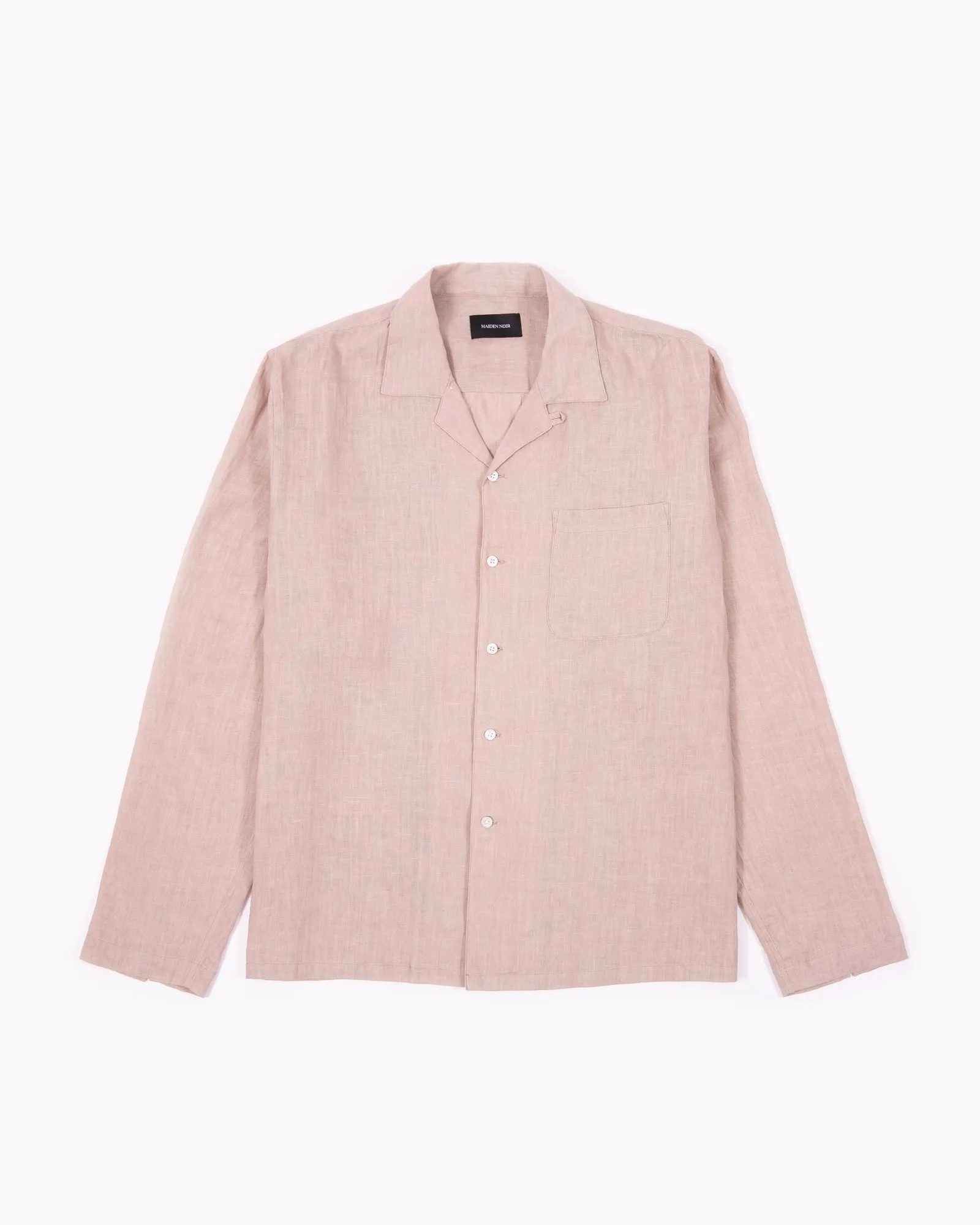 Linen LS Shirt - Villa Pink