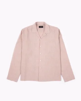 Linen LS Shirt - Villa Pink