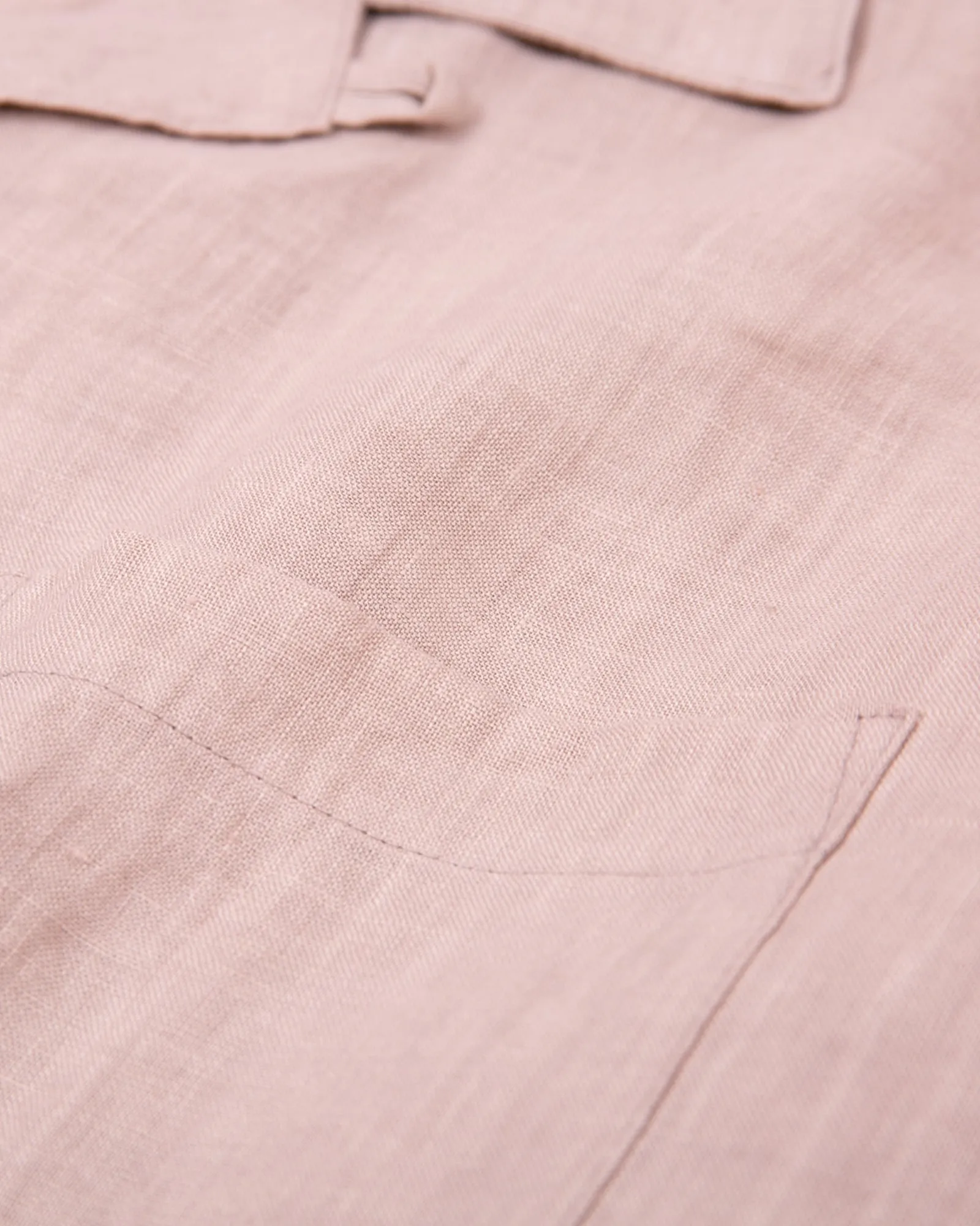 Linen LS Shirt - Villa Pink