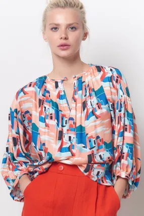 LOLA top - Capri Print