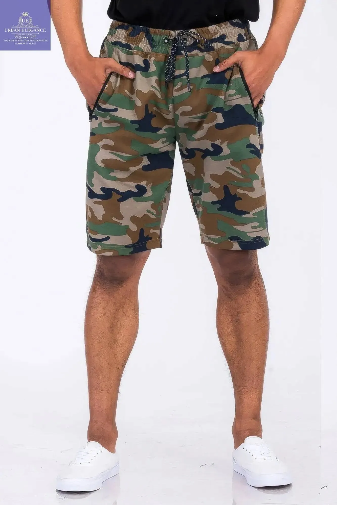 Men's Cotton Blend Relaxed Fit Sweat Shorts