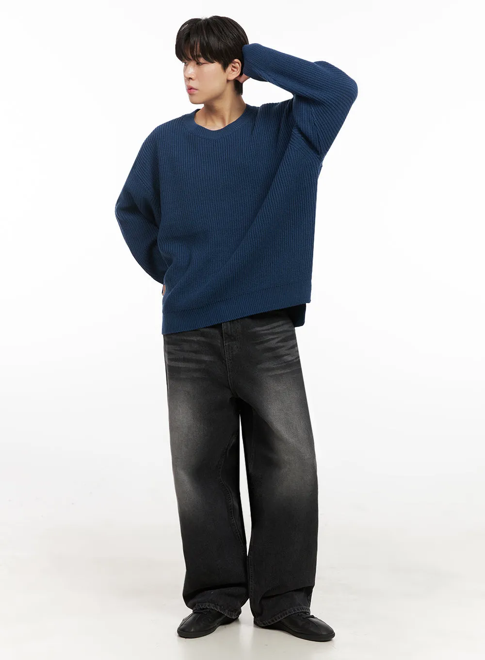 Men's Loose-Fit Sweater IJ517