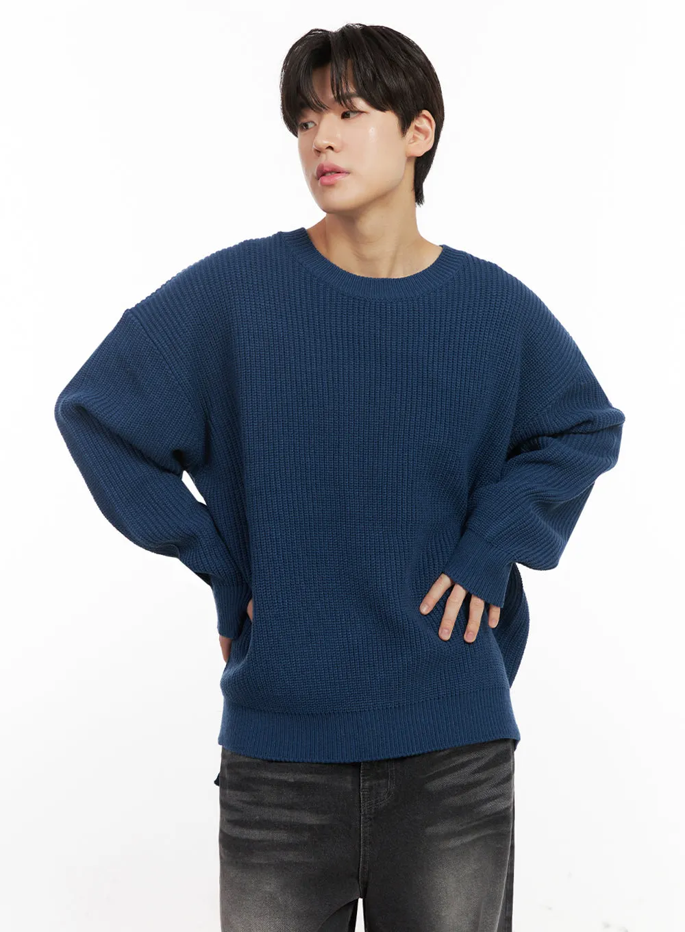 Men's Loose-Fit Sweater IJ517