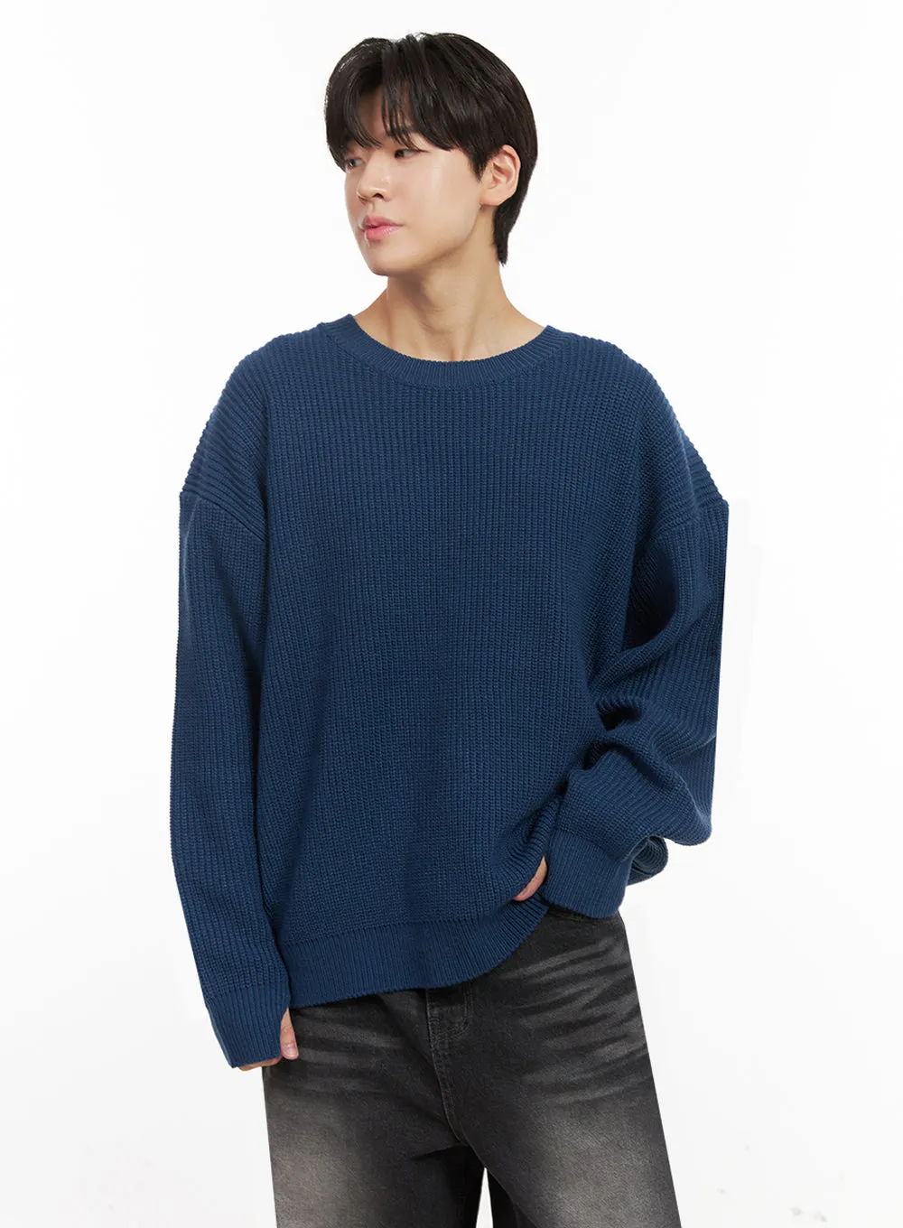 Men's Loose-Fit Sweater IJ517