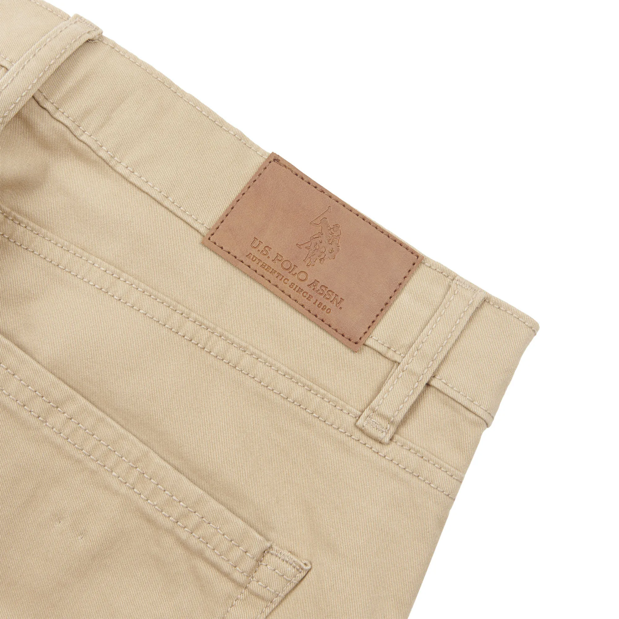 Mens Woven Trousers in Tan