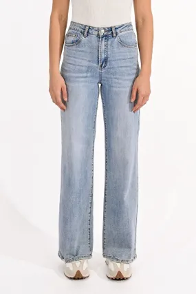 Molly Wide Leg Jeans - Light Denim