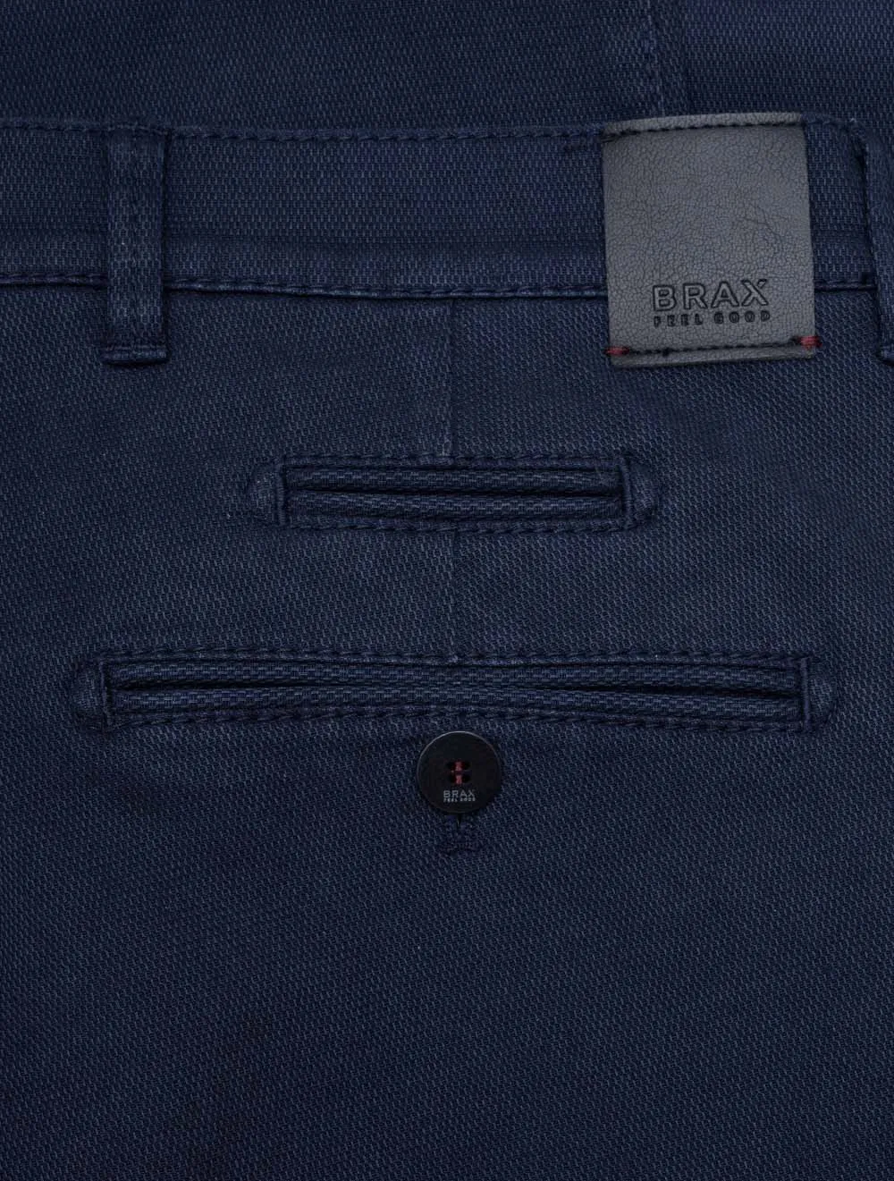 Navy Fabio Cotton Trousers