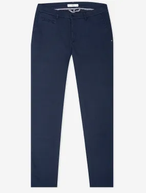 Navy Fabio Cotton Trousers