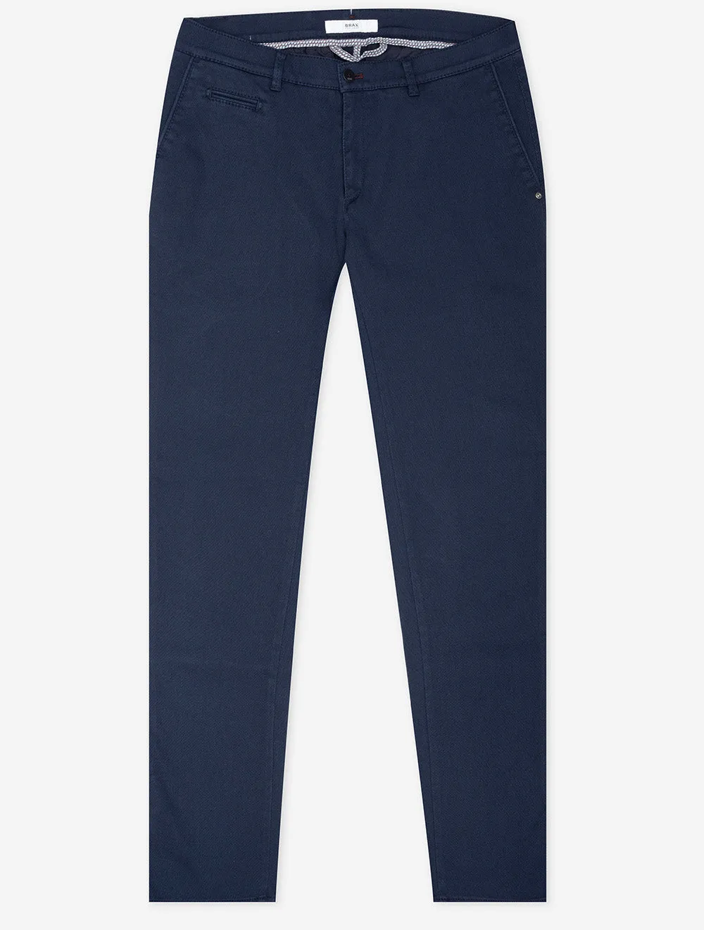 Navy Fabio Cotton Trousers