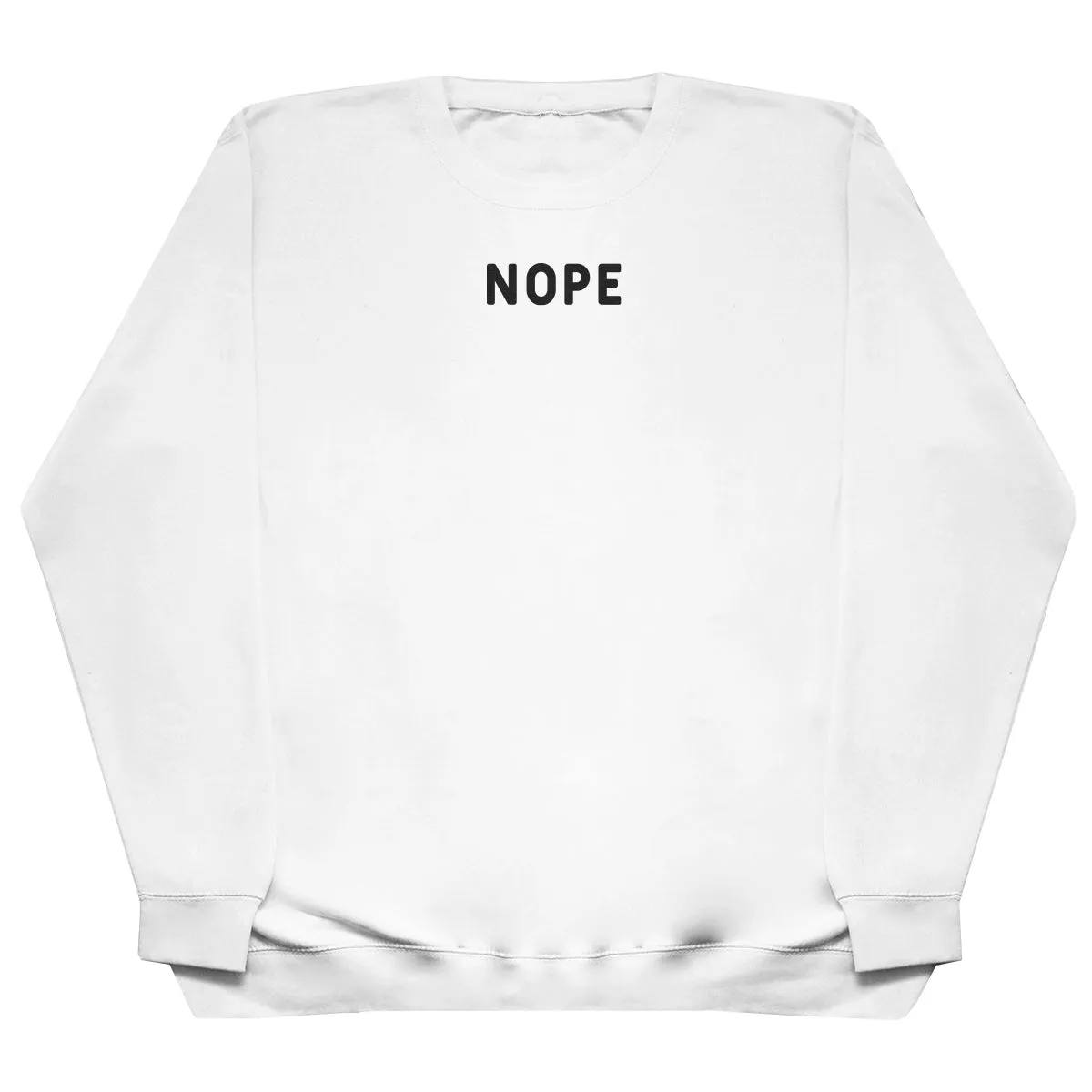 Nope - Kids Oversized Comfy Sweater