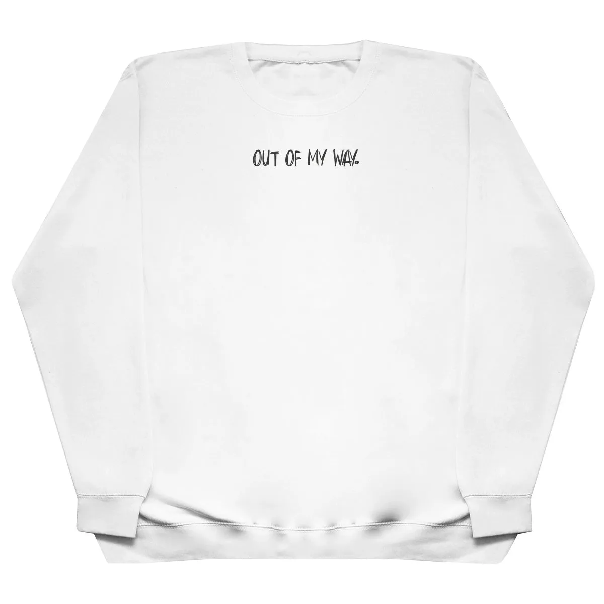 Out Of My Way - Kids Oversized Comfy Sweater