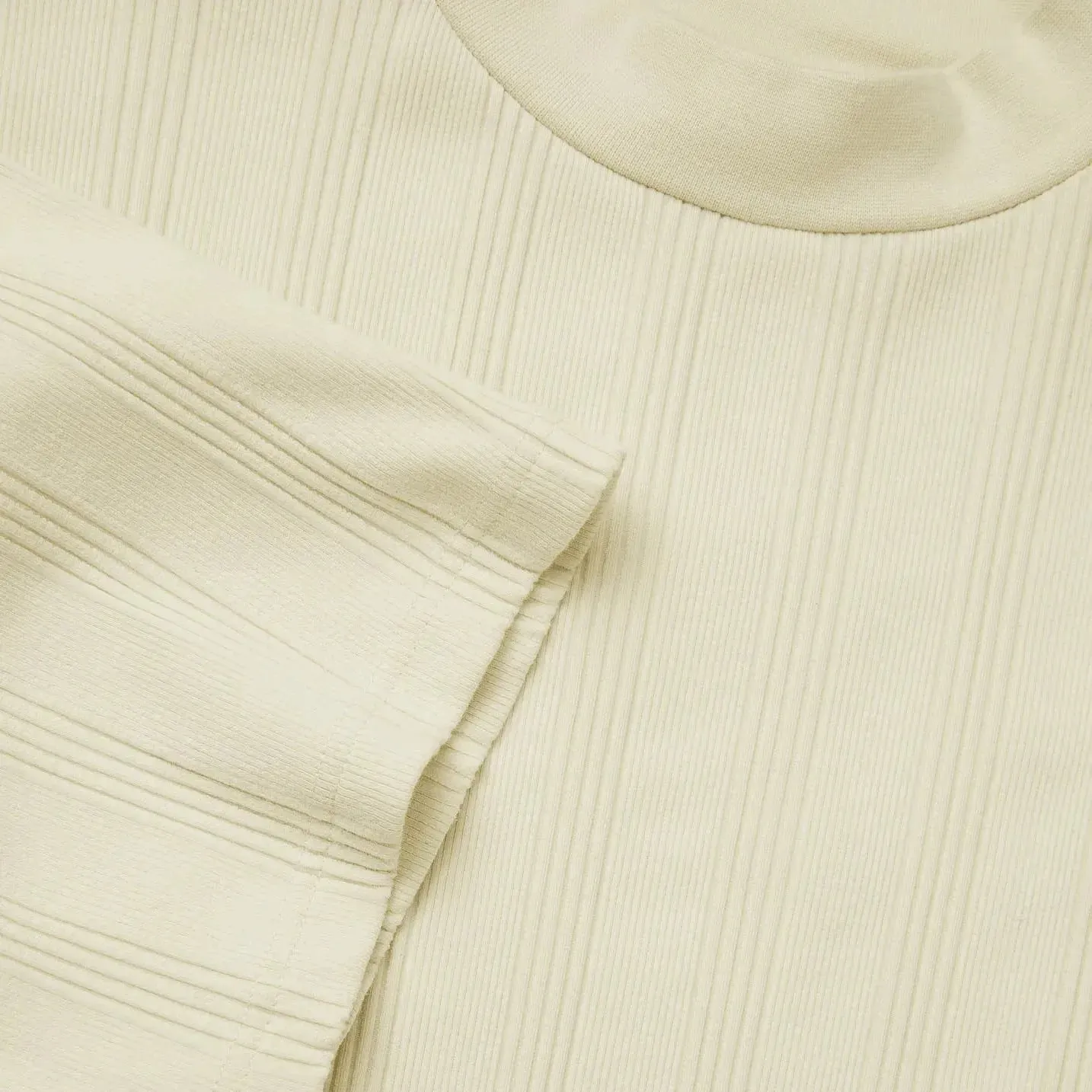 Reis Textured Knit Tee - Ecru