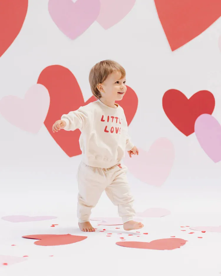 Relaxed Fleece Sweatshirt, Little Love