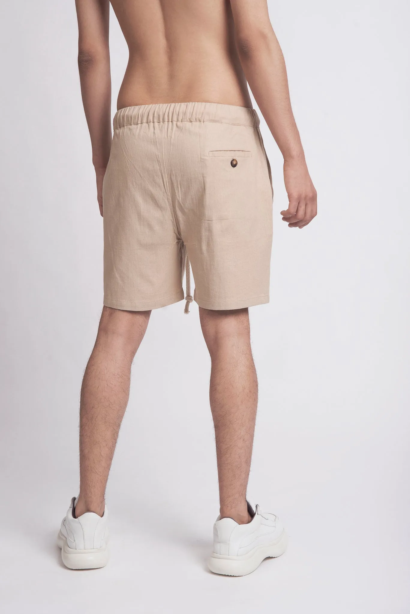 RELAXED LINEN SHORTS