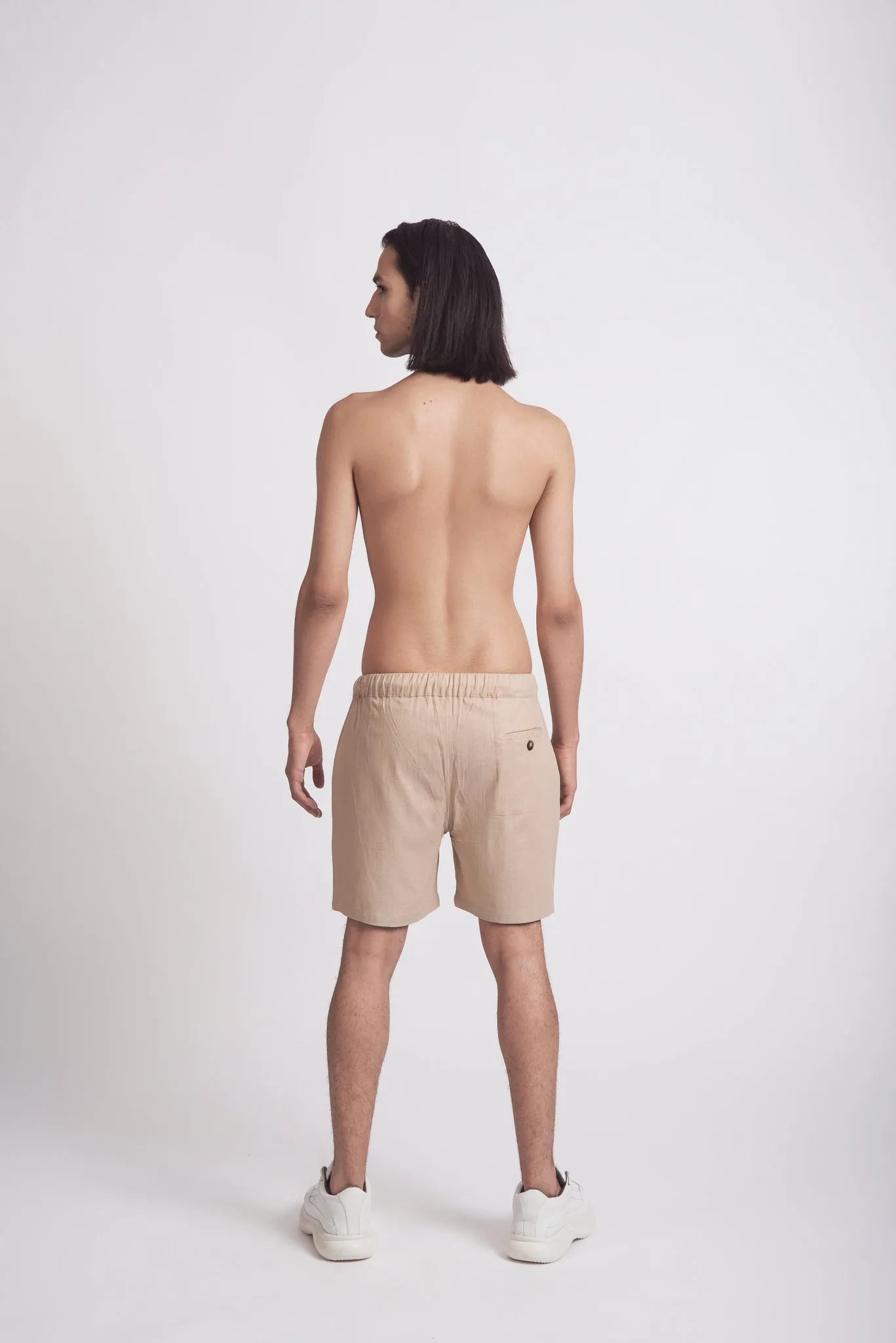 RELAXED LINEN SHORTS