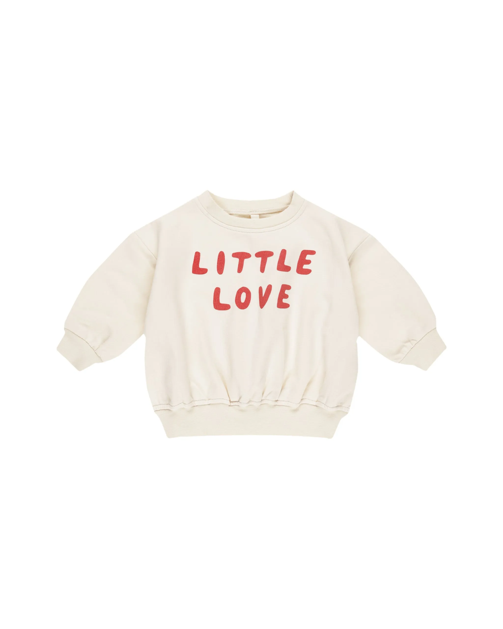 RELAXED SWEATSHIRT AND FLEECE SWEATPANT SET || LITTLE LOVE/CUPID