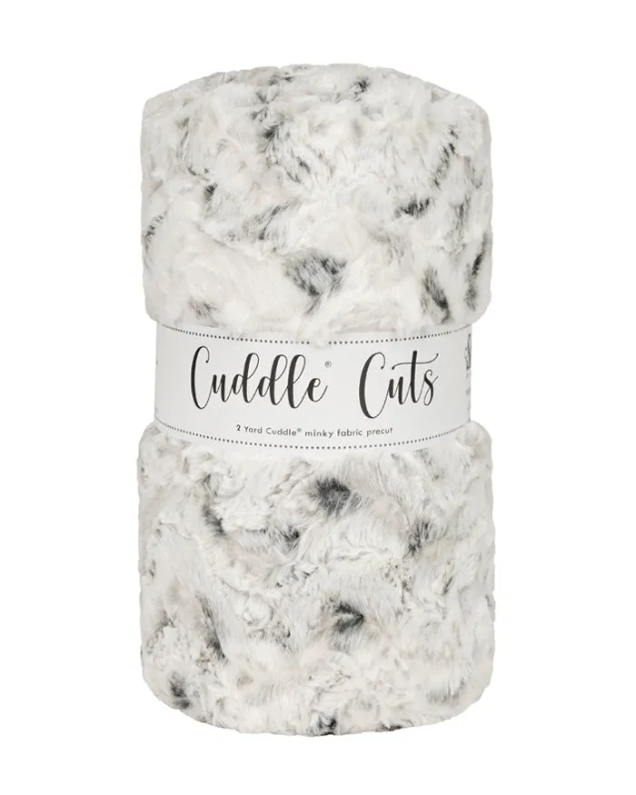 Shannon Fabrics - 2 YARD LUXE CUDDLE CUT - SNOWYOWL ALLOY