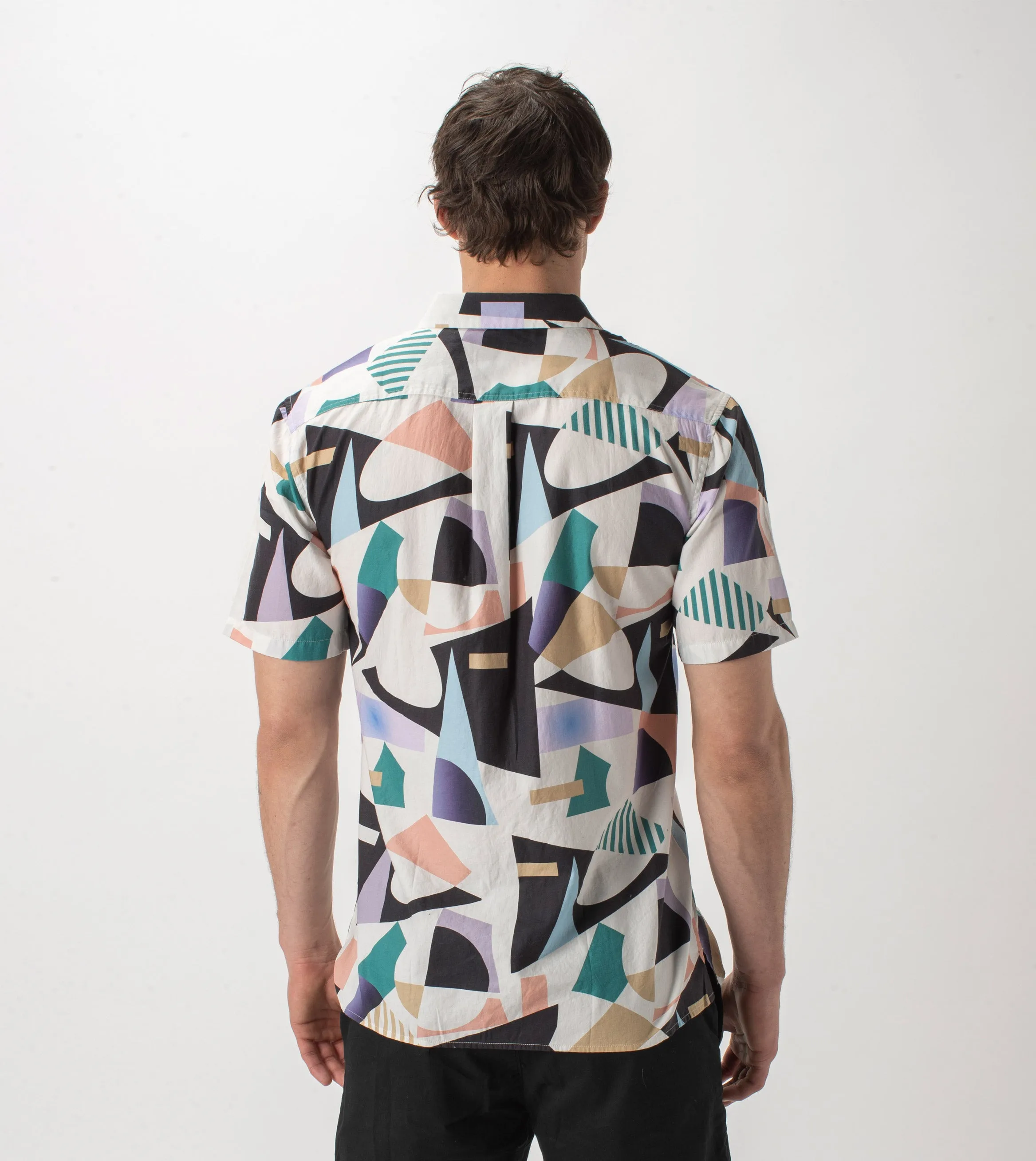 Shapeshifter SS Shirt Milk/Teal
