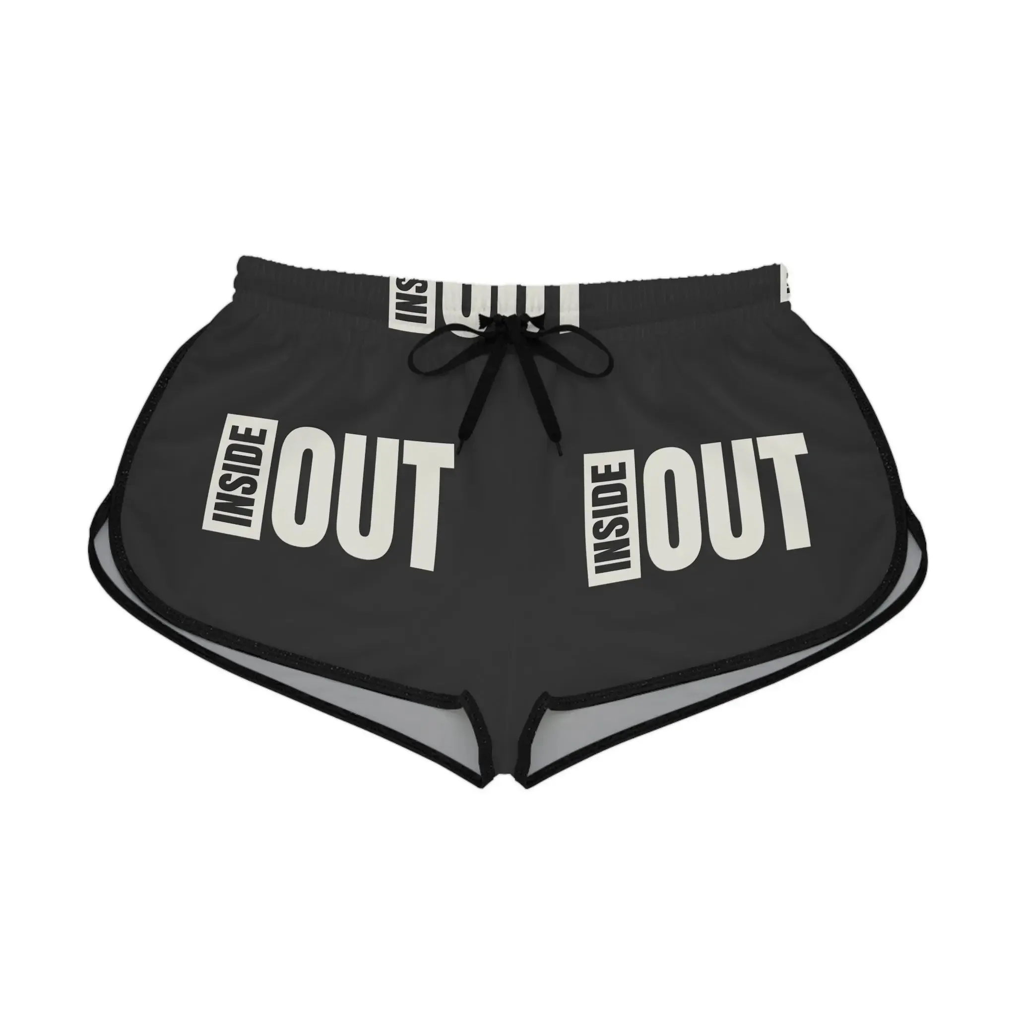 Shorts Women's Relaxed with Inside Out Print