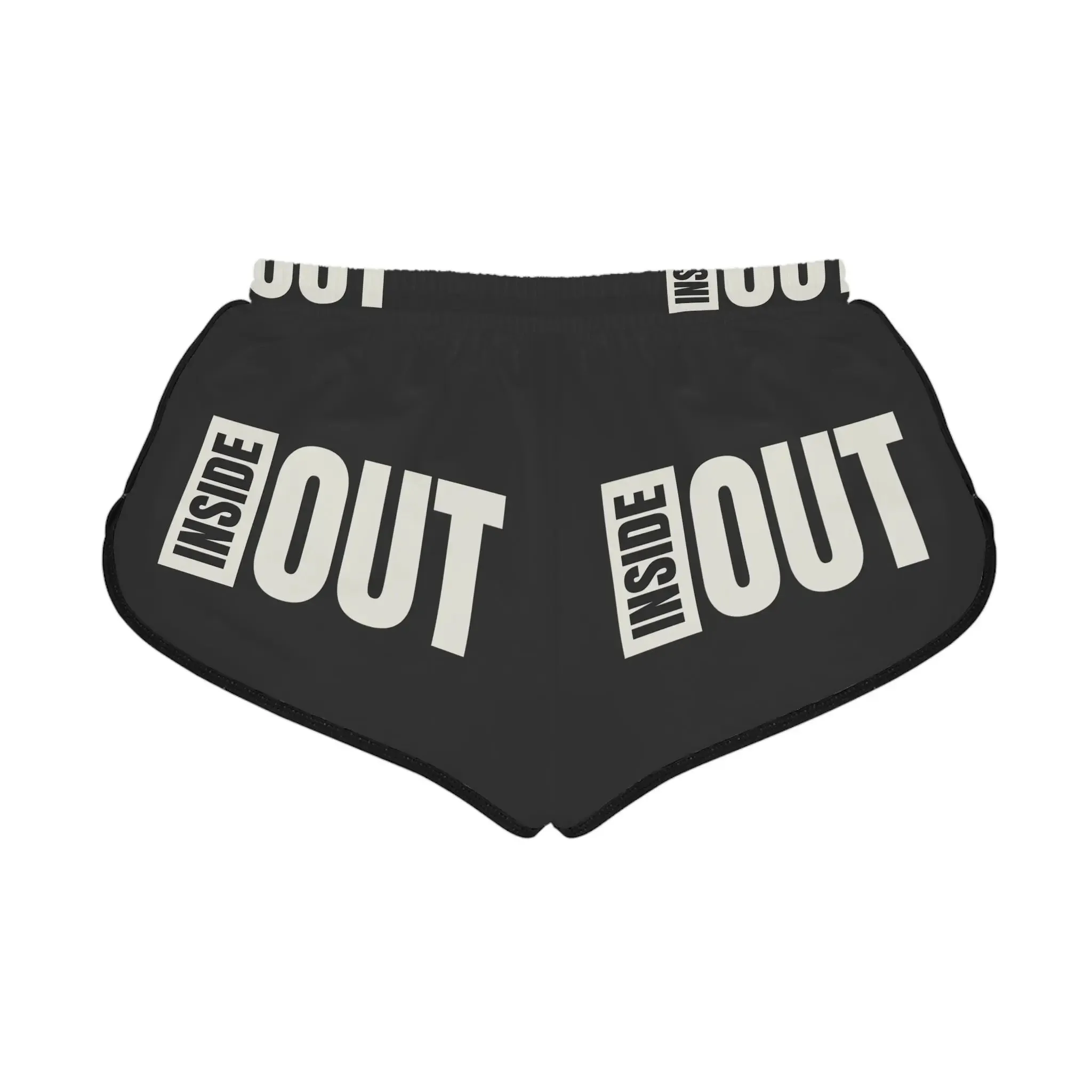 Shorts Women's Relaxed with Inside Out Print